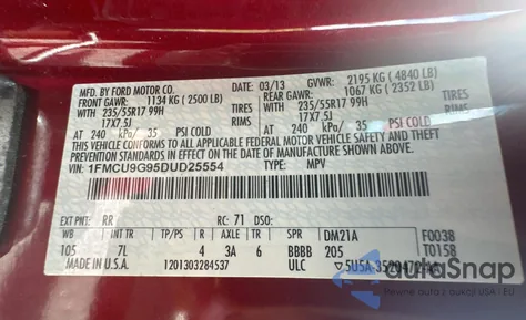 1FMCU9G95DUD25554